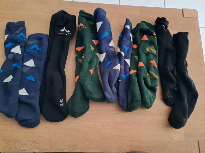 Lot de 6 paires de chaussettes pour le ski  36/38
