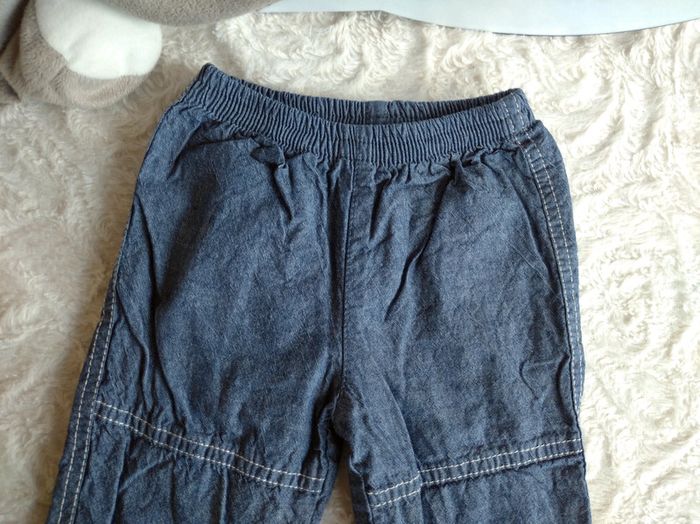 Pantalon confortable doublé Garçon 12 mois - photo numéro 3