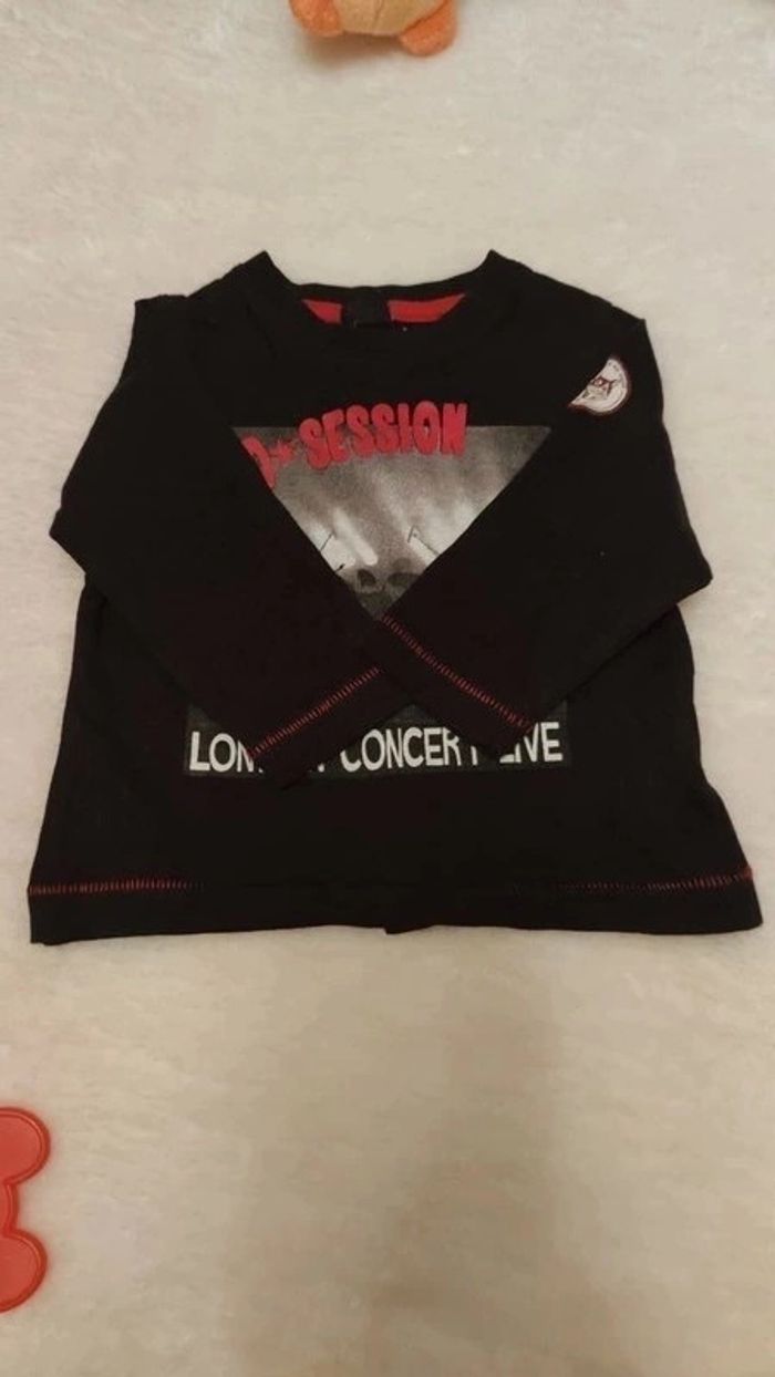 Tee-shirt en Coton "London Concert Live" T. 6 mois Kimbaloo 💮100% Coton - photo numéro 3