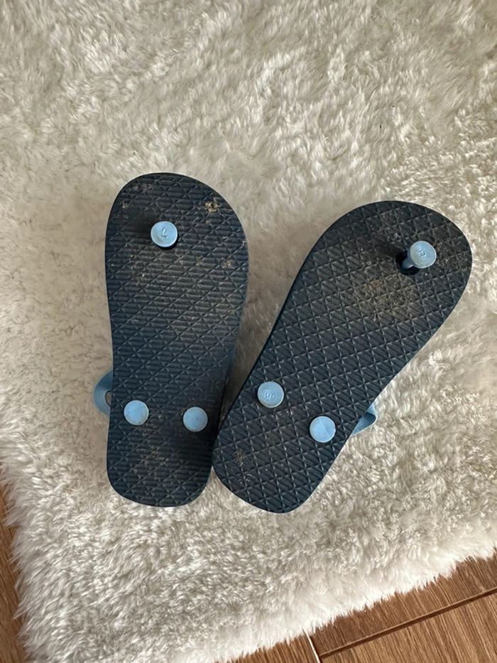 Tong bleu | Kiabi | taille 27-28 - photo numéro 2