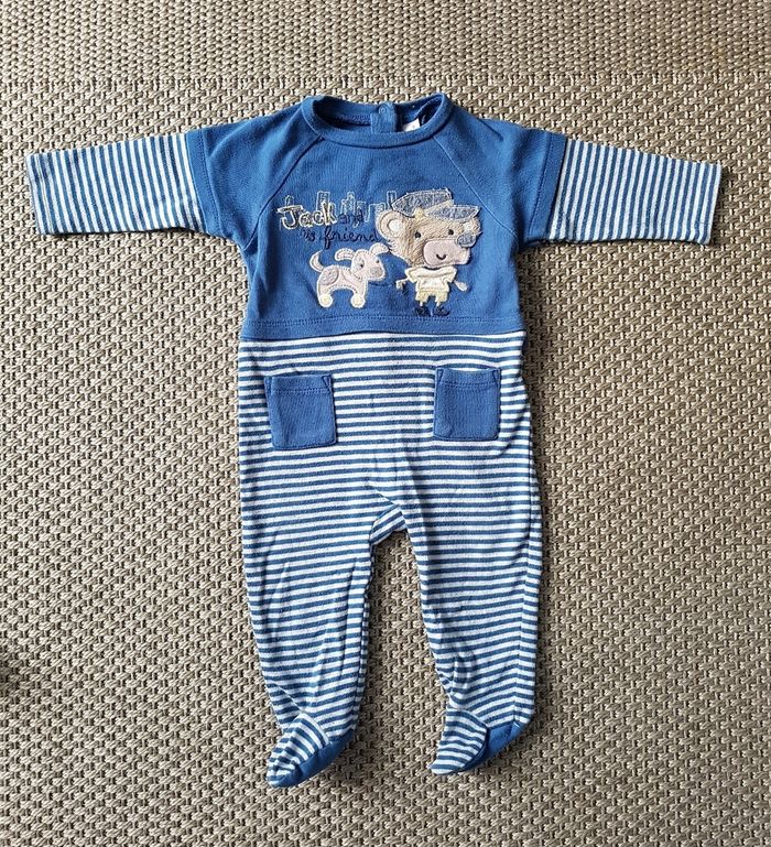 Lot pyjamas et grenouillères garçon ou mixte - 9 mois - photo numéro 5