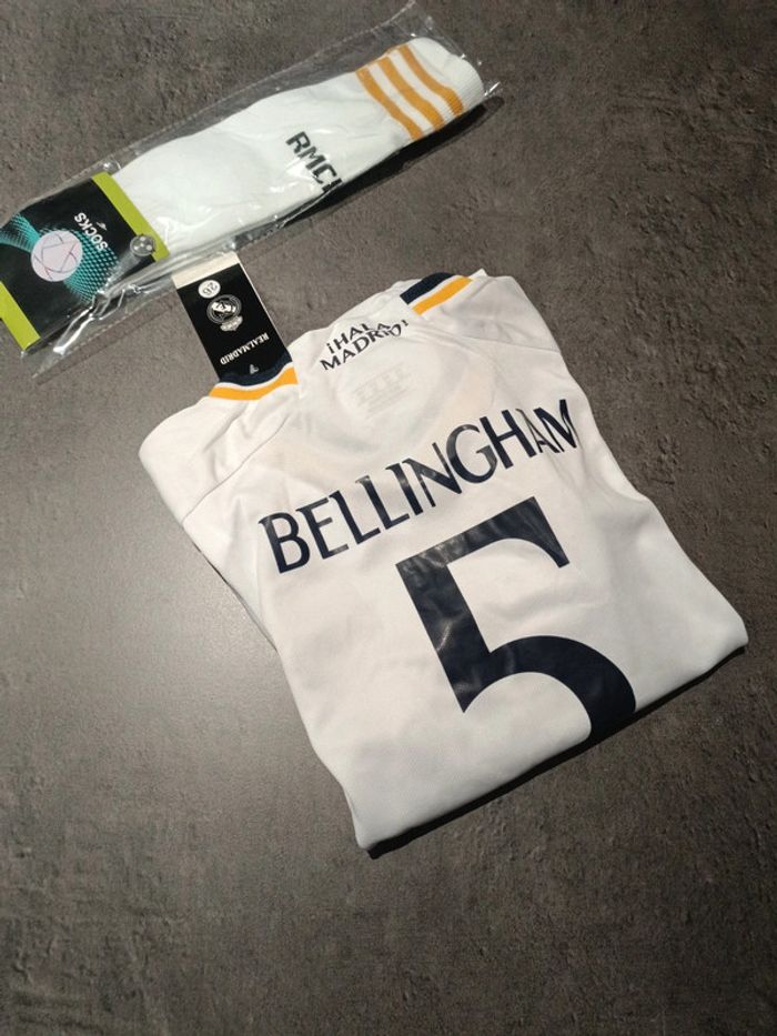 Tenue football real Madrid Jude Bellingham blanc t.26 - photo numéro 4