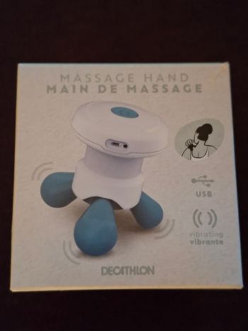 Main de massage vibrante Decathlon Aptonia - NEUVE