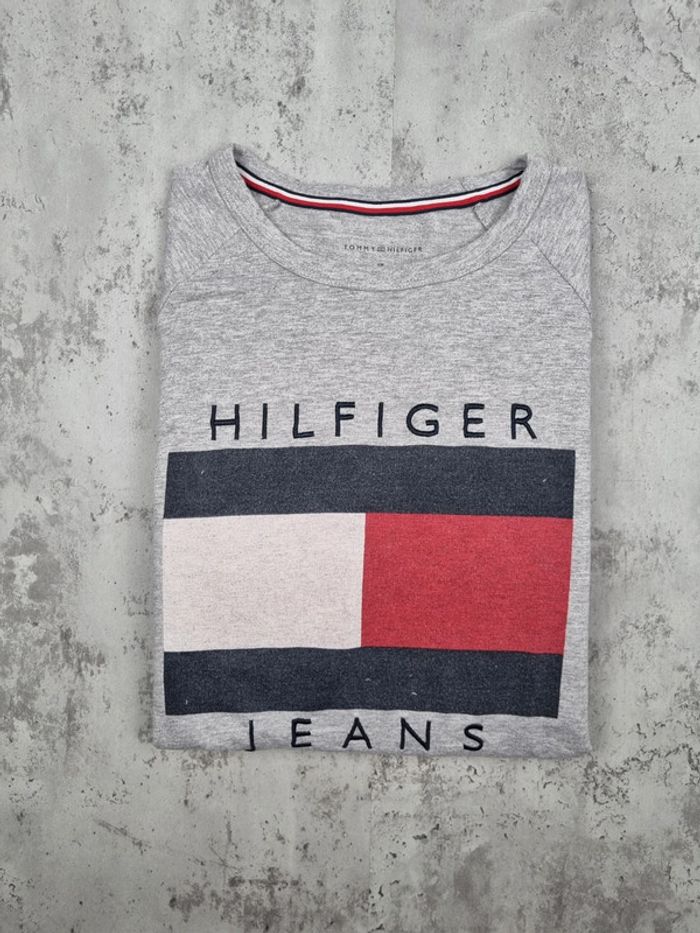 Sweat Tommy Hilfiger gris – Taille S/36 Femmes - photo numéro 2