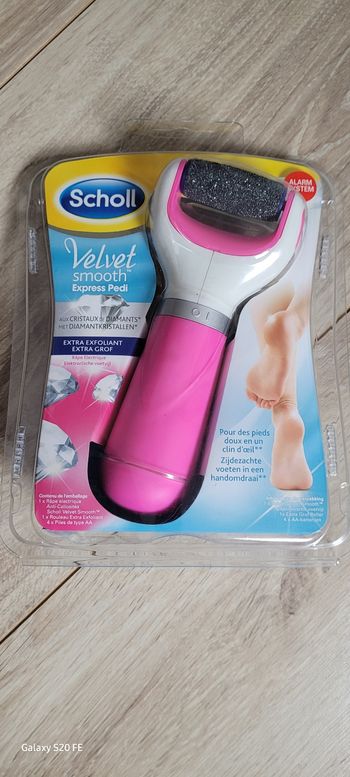 râpe électrique Velver smooth express pedi Scholl neuve