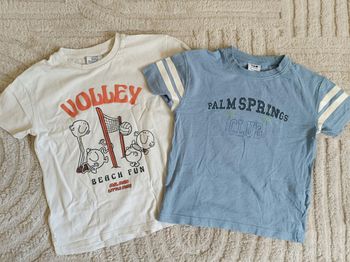 Lot 2 tee shirts 4 ans tape a l'oeil 
