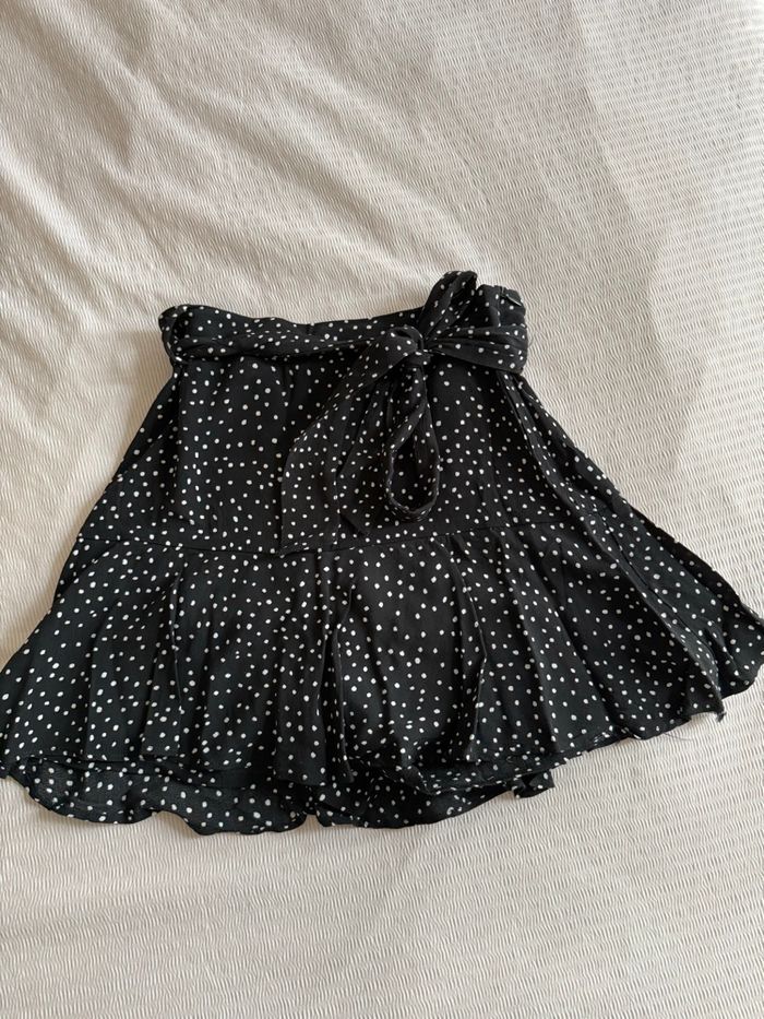 Jupe short à pois