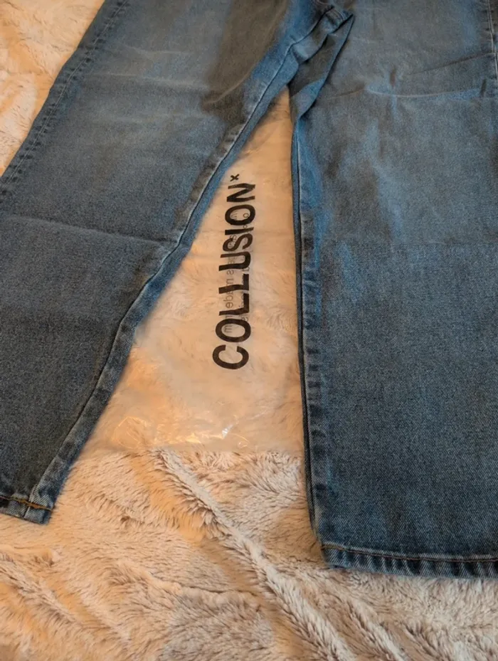 Jean mom. Collusion. Taille 48. Neuf. UK18 L32 - photo numéro 3