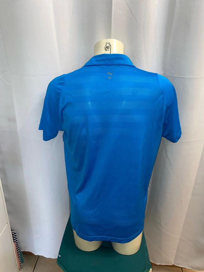 Polo Puma fluide bleu coloré taille 48 = XL - n3j - photo numéro 3