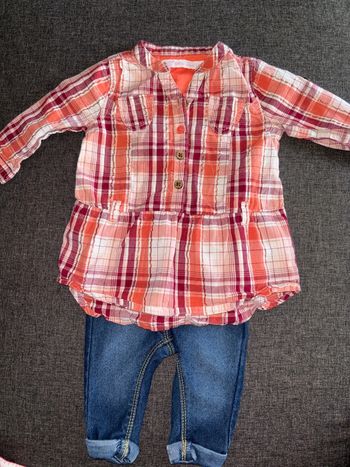 Ensemble jeans et chemise