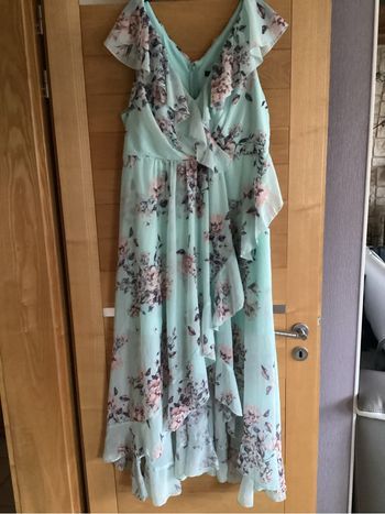 Robe asymétrique mousseline 