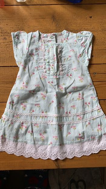 Robe verte 6 mois TAO neuve