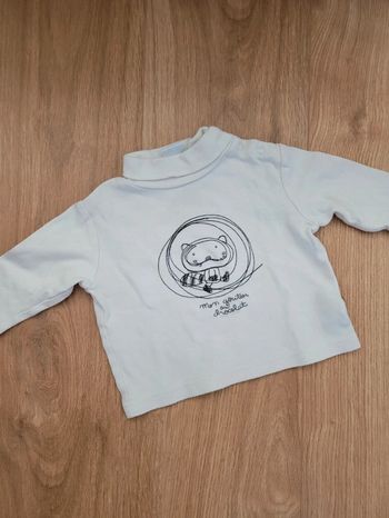 T-shirt col roulé 6 mois
