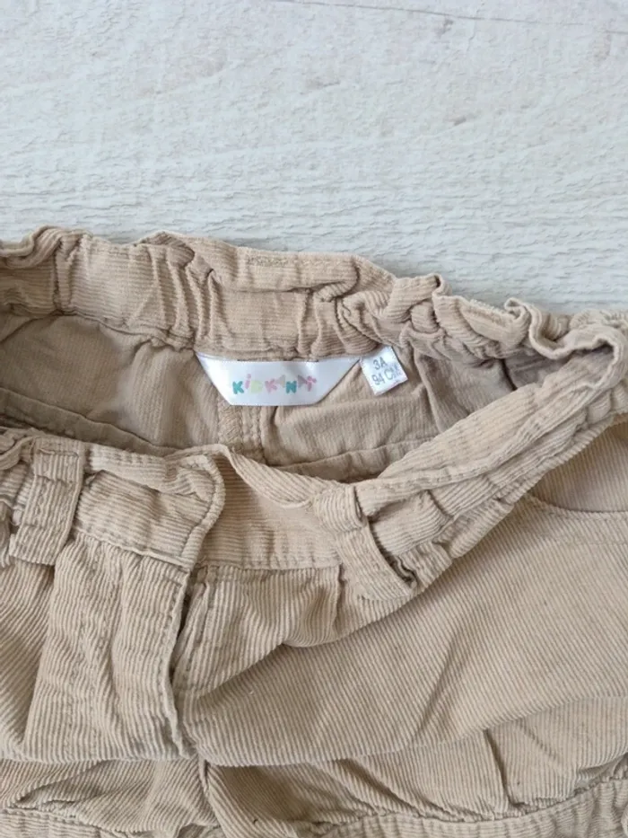 Short en velours 3 ans - photo numéro 2
