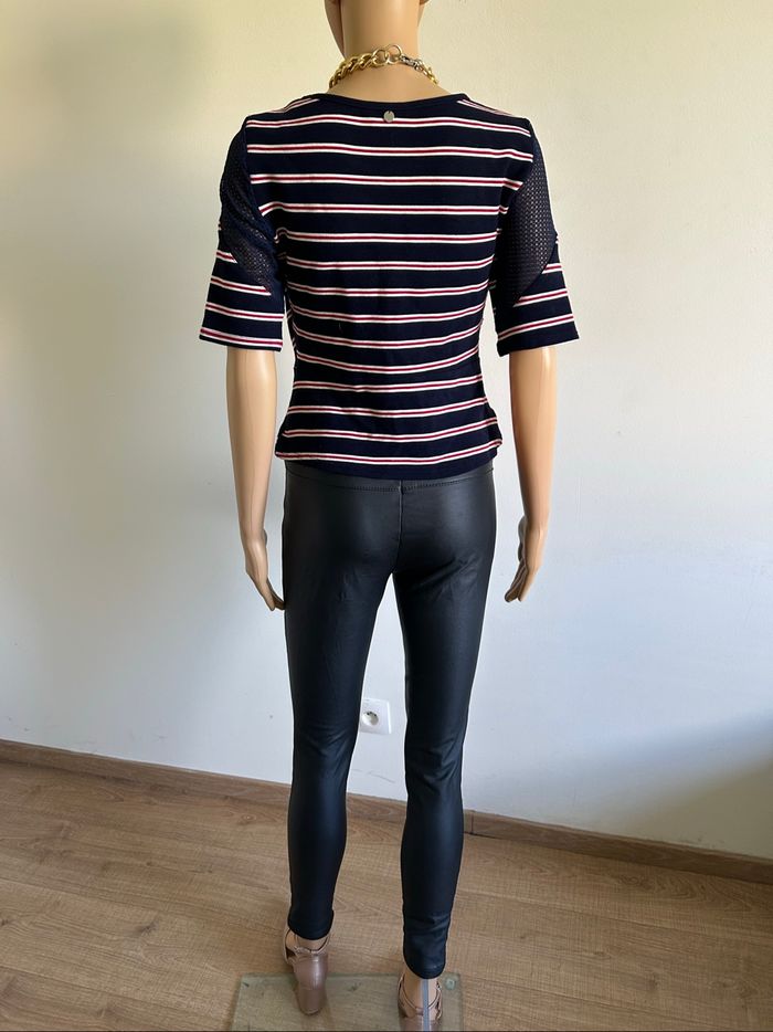 Blouse rayée à manches courtes Jus d’Orange taille 1 TBE - photo numéro 6