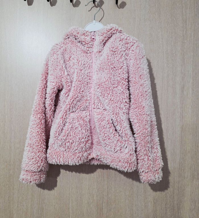 Veste doudou rose 5 ans - photo numéro 2