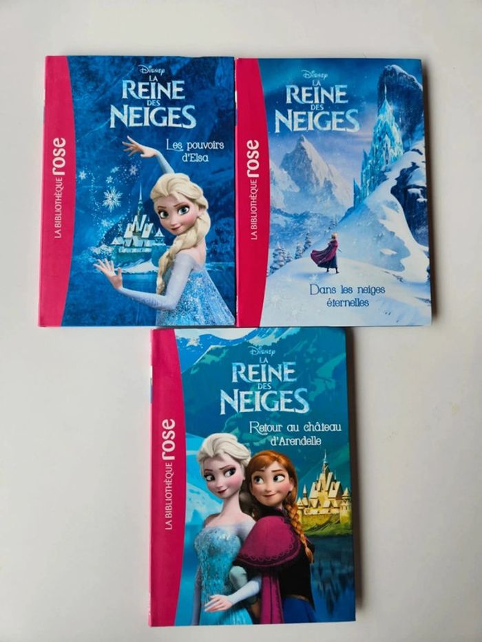 Lot de 3 Livres - La reine des neiges