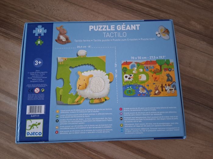 Puzzle géant tactilo de djeco - photo numéro 3