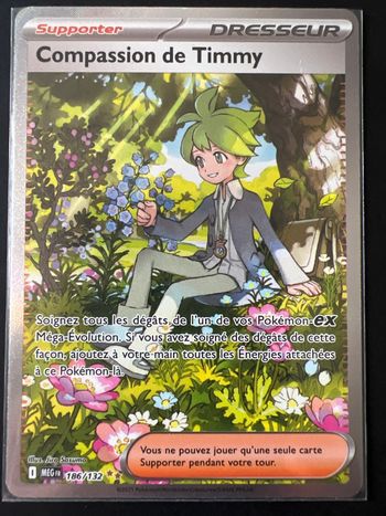 Carte Pokémon Compassion de Timmy MEG 186
