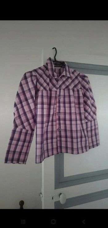 Blouse / chemise à carreaux - 10 ans