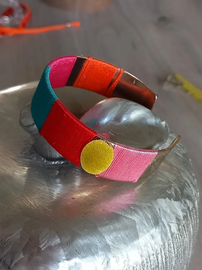 Bracelet ikita demi jonc neuf - photo numéro 5