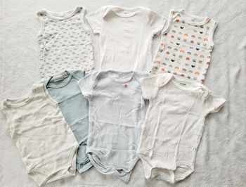 Lot 7 bodies manches courtes