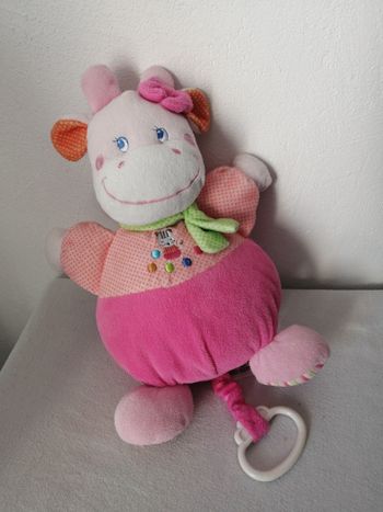 peluche vache musicale