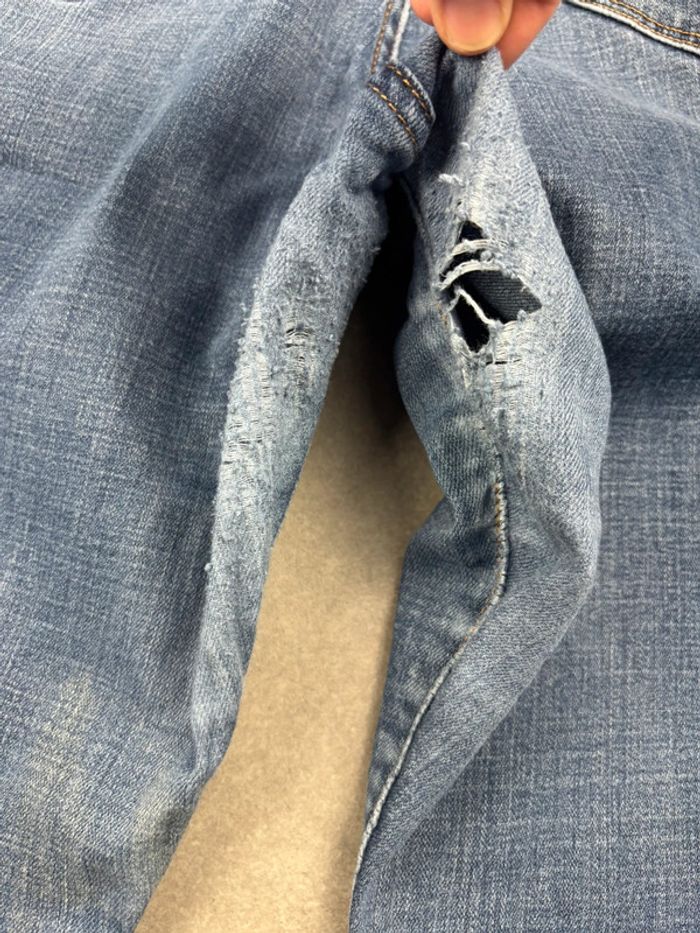 Jean pantalon coupe droite 414 levis bleu W34 - photo numéro 7