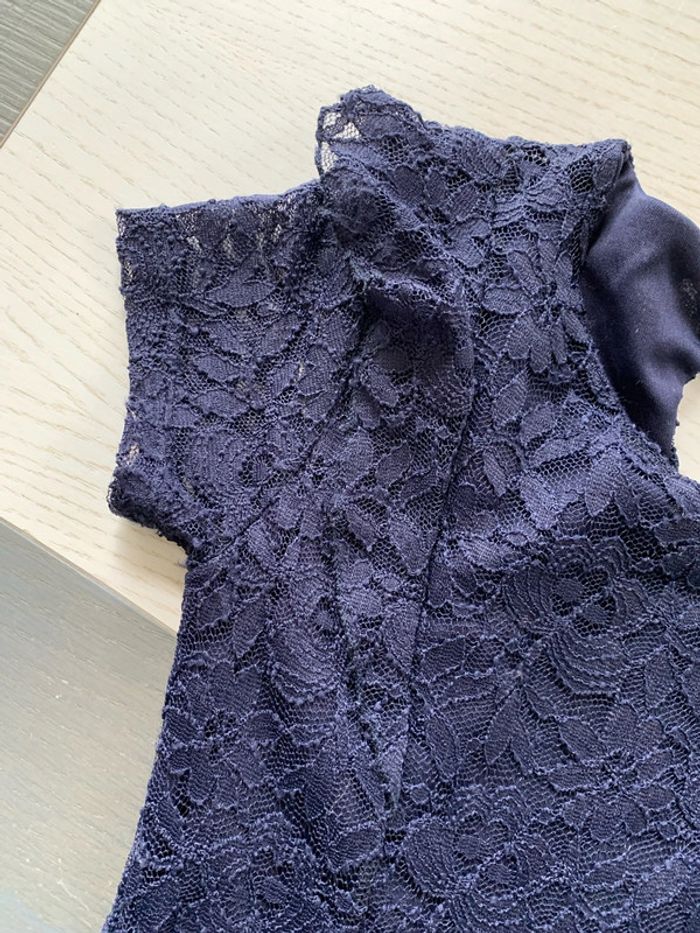 Robe dentelle marine 8 ans LPC Girls - photo numéro 3