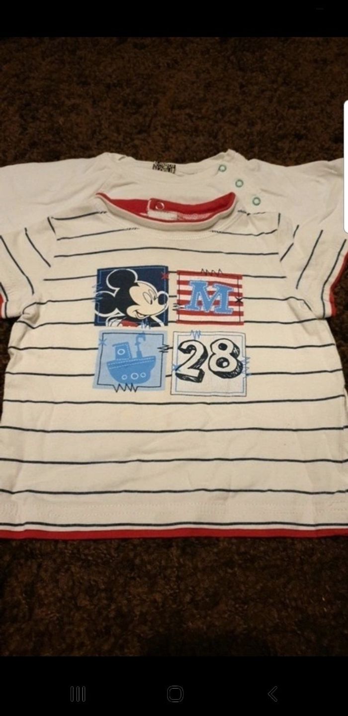 Lot 5 t-shirt manche courte 12mois - photo numéro 5