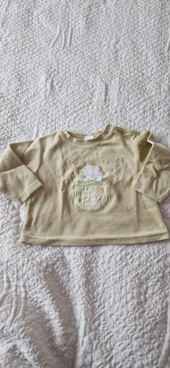 Pull velours mixte 18 mois