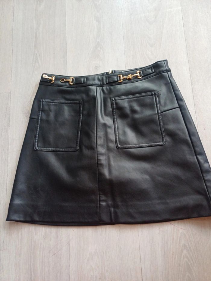 Jupe simili cuir