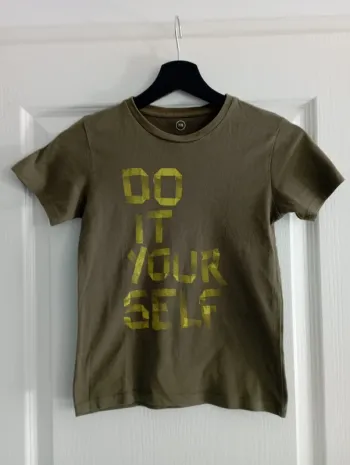T-Shirt Kaki 7-8 ans