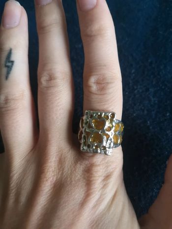 Bague fantaisie en acier inoxydable