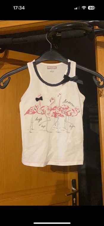 Debardeur orchestra 6 ans flamand rose