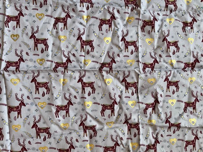Tissu imprimé de Noël