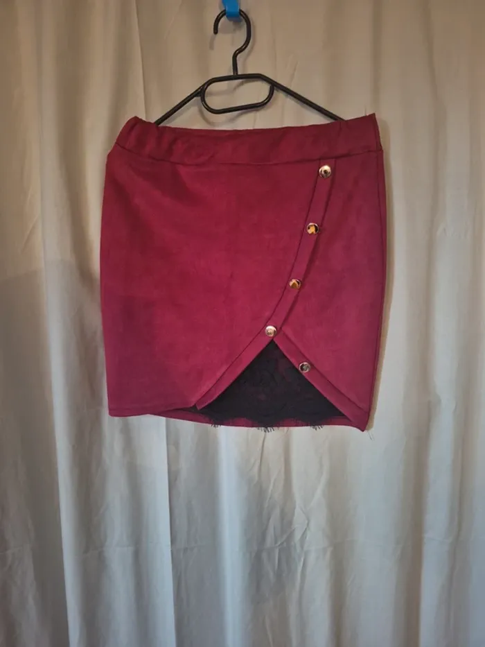 Jupe bordeaux