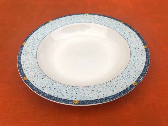 5 assiettes creuses Grès émaillé - photo numéro 7