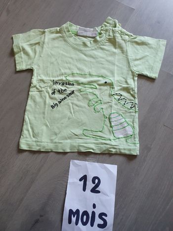 Maillot t-shirt 12mois garçon