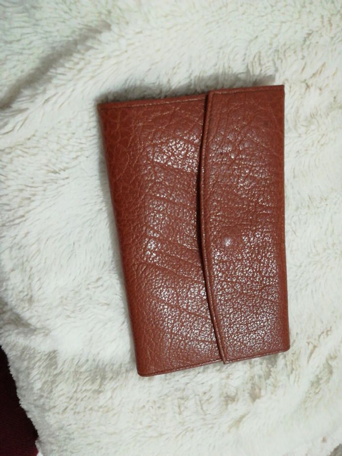 Pochette vintage brune