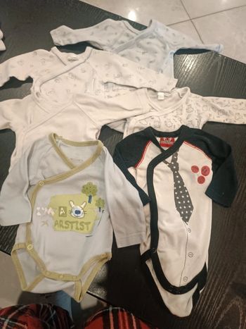 Lot de 6 bodies 3 mois