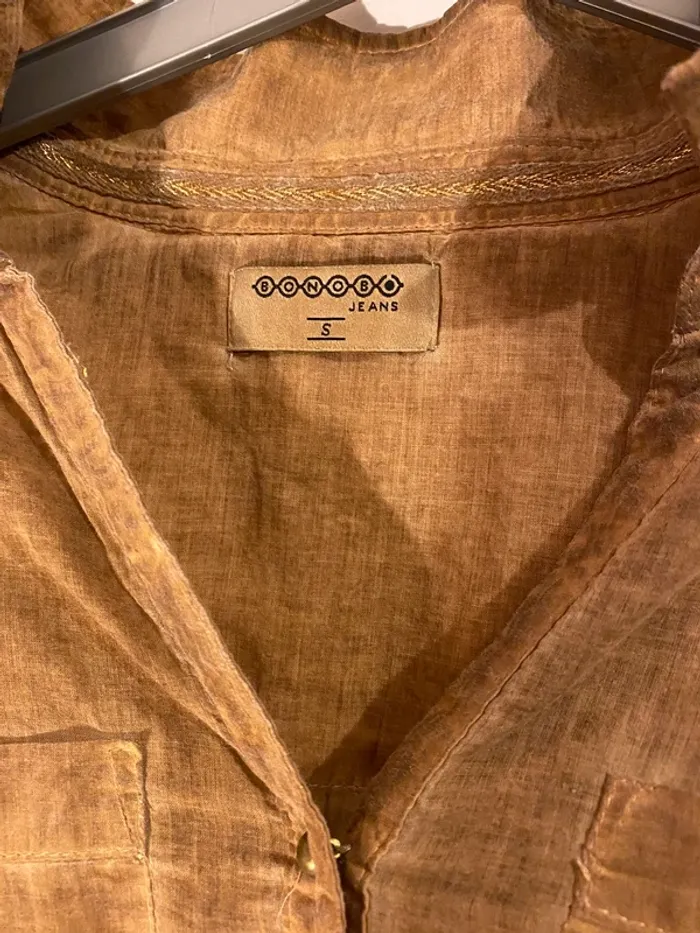 Chemise bonobo moutarde - photo numéro 3