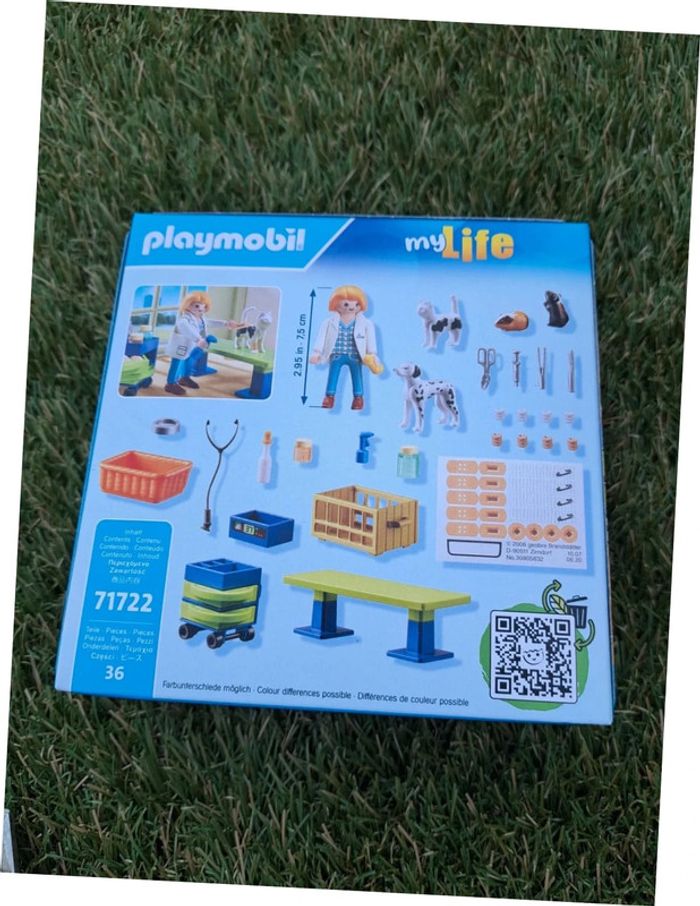 NEUF Playmobil vétérinaire 71722 neuf avec boîte. - photo numéro 3
