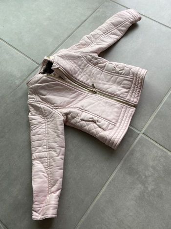 Veste similicuir rose Orchestra Neuve 4 ans