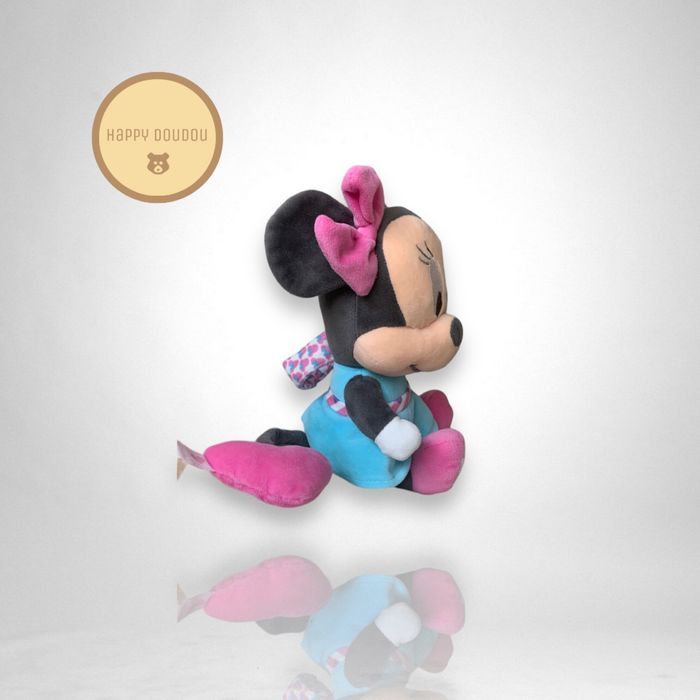 Doudou Peluche Minnie rose bleu Disney A458 - photo numéro 3