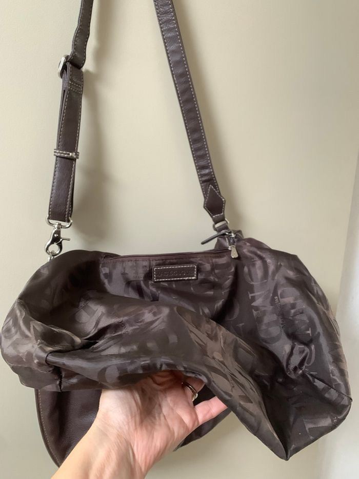Sac bandoulière en cuir marron Mac Douglas en très bon état - photo numéro 8