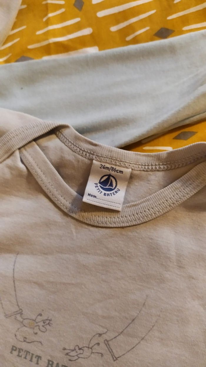 Lot body petit bateau - photo numéro 2
