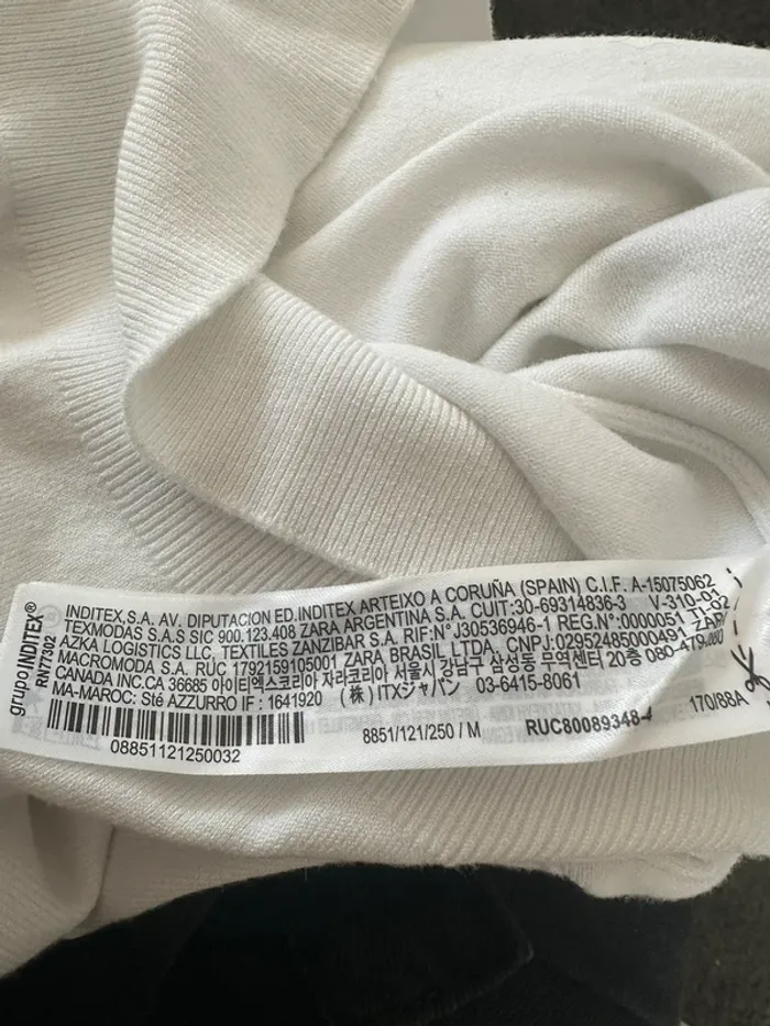 Pull blanc Zara - photo numéro 7