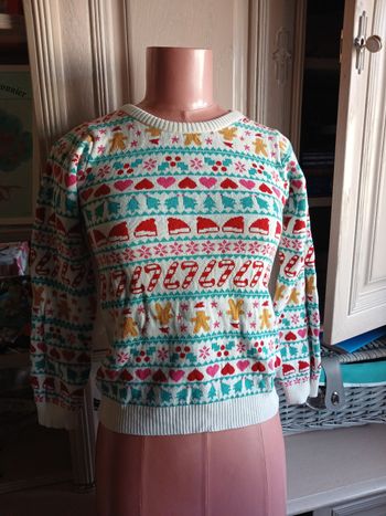 Pull de Noël 10 ans Tissaia 