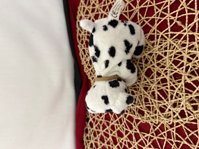 Peluche doudou chien Dalmatien - photo numéro 3